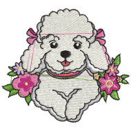 Matriz de Bordado Cachorro Poodle